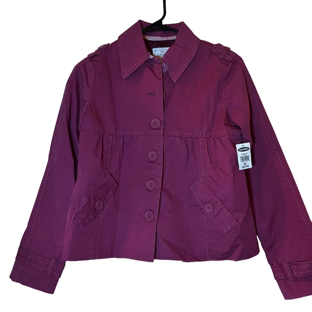 Old Navy Girls Button Dress Jacket‎ NWT XL